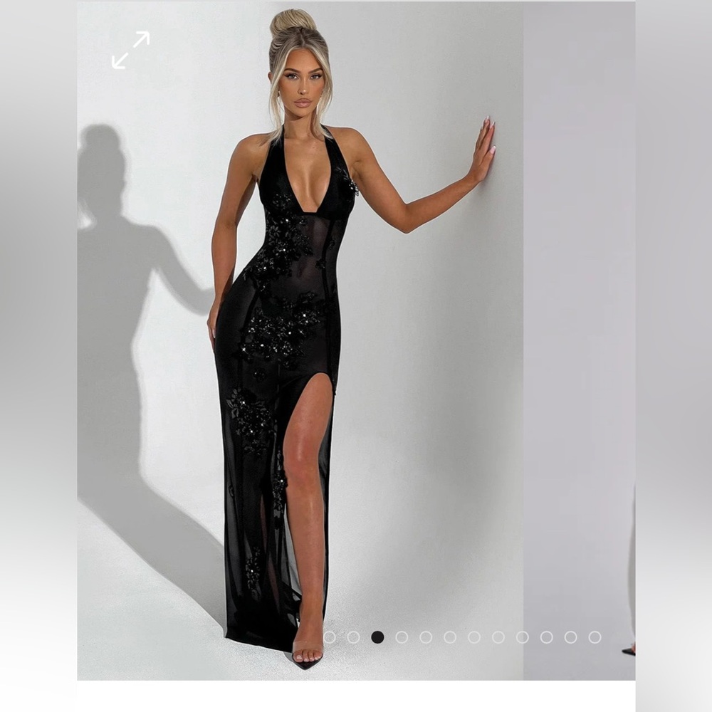 Babyboo black sequin dress